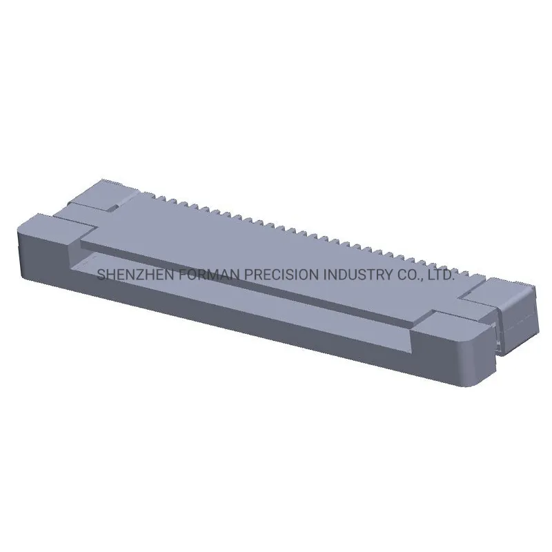Conectores FPC electrónicos de conexión FPC tipo Zif de 0,5 mm, altura de paso de 0,5 mm, conectores FPC inferiores de 2,0 mm